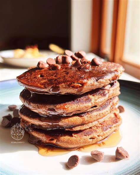 pancakes chocolat coeurs fondants infographie