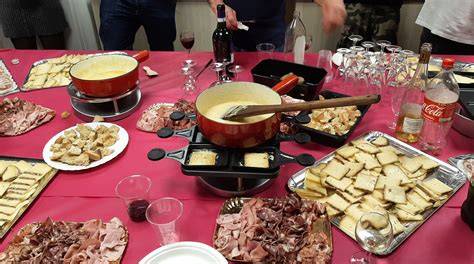 fondue convivialité infographie plan de table