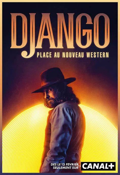 Poster vintage de Django et autres héros légendaires du western spaghetti