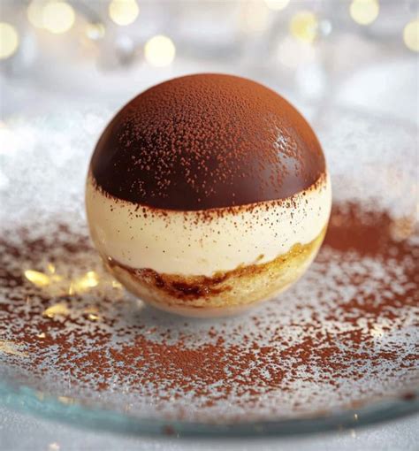 dessert dôme tiramisu format sphère