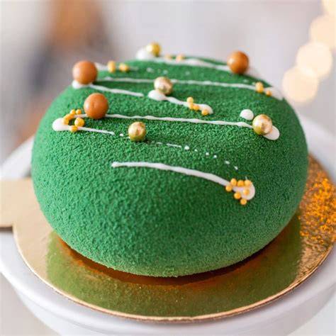 illustration technique spray velours sur entremets