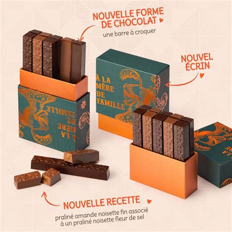 Barre marseillaise praliné et visuel dégustation