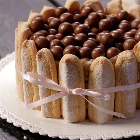 charlotte desser croquant chocolat mascabon maltesers