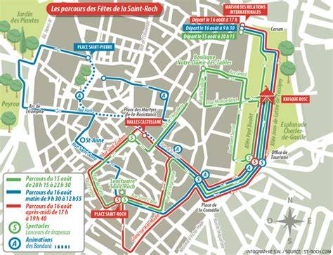 Infographie: Carte des lieux et parcours des processions bretonnes