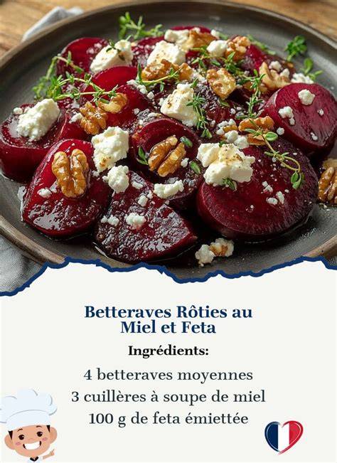 Betteraves rôties présentation graphique
