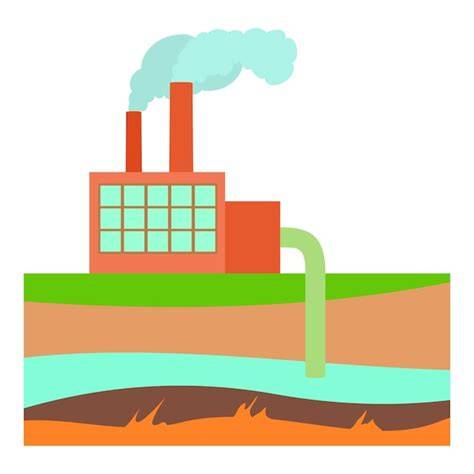 illustration gorge d’usine et transformation