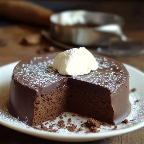 fondant chocolat fromage blanc visualisation