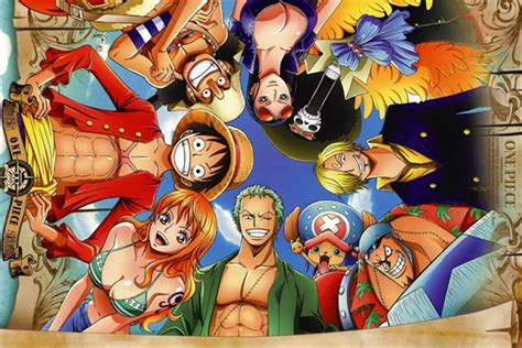 illustration personnages One Piece dans univers Disney