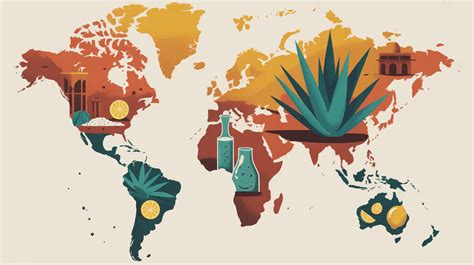 Carte d’origine: agave mexicano et étapes de transformation