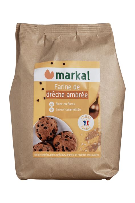 Assortiment de produits finis à base de farine de drêche (muffins, cookies, pain)