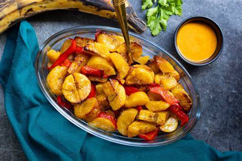 Schéma de cuisson: plantain rôtie avec marinade légère