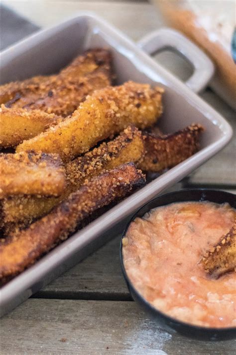 Bâtonnets plantain panés à la poudre kankan