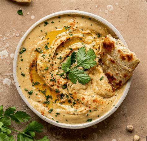 image houmous maison préparation