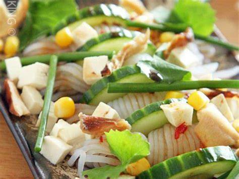 recettes konjac : salade, curry, sauté