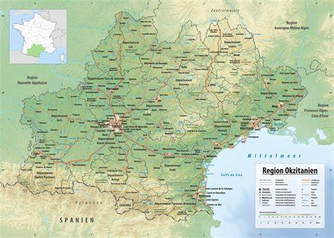 carte-occitanie points de vente et musées