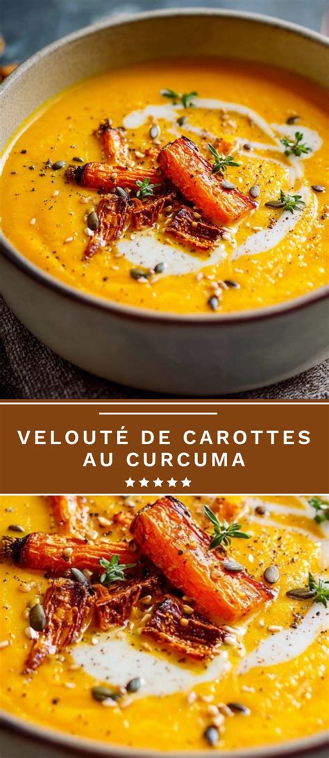 illustration velouté carottes curcuma