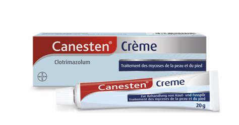 schéma d’utilisation Canesten Crème