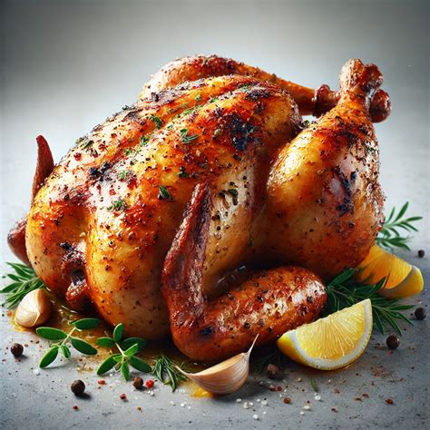 Poulet braisé doré dans un plat