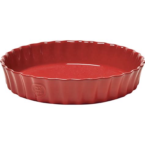 Plat à tarte Émile Henry avec une tarte