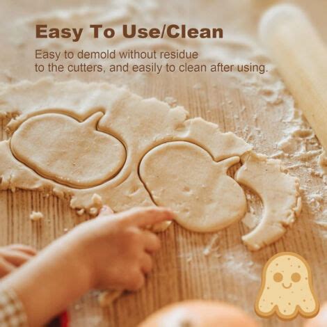 Ensemble d'emporte-pièces Halloween en forme de citrouille, fantôme et chauve-souris