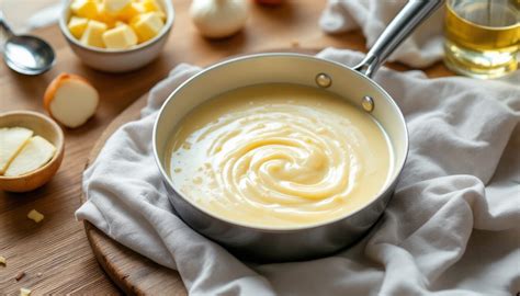 Ingrédients pour la sauce beurre blanc