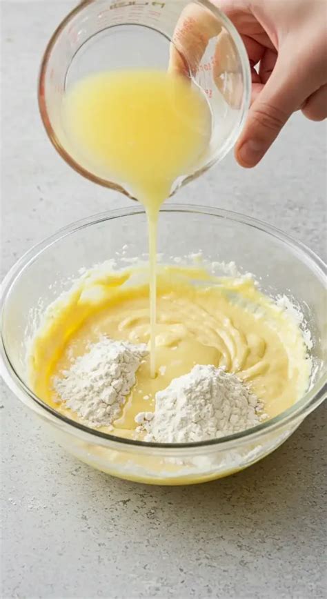 Mélange de semoule et de beurre