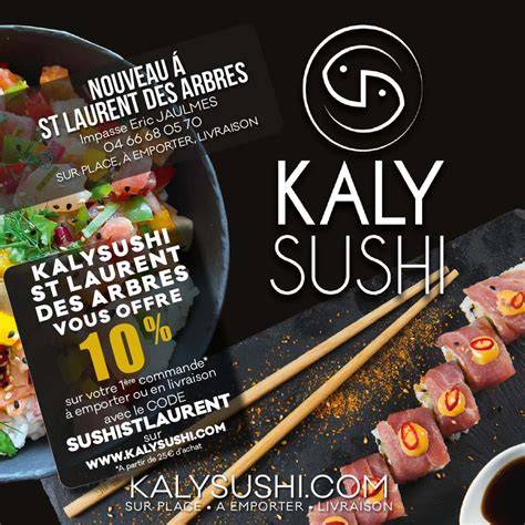 Exemple de deals sushi avec réductions jusqu’à 70%