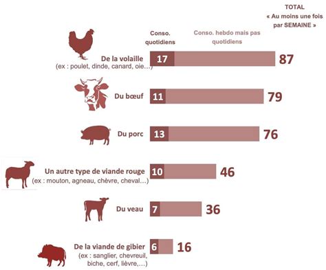 Carte des temps et des dosages recommandés par type de viande pour marinade