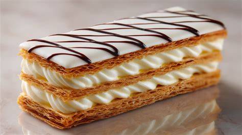 Carte interactive des couches et apparence du millefeuille de crêpes