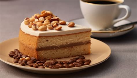 Gâteau café Maïzena décoré