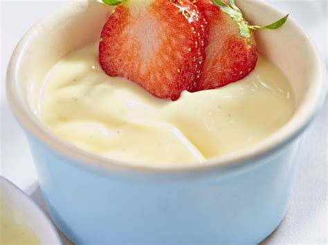 Schéma d'une crème pâtissière légère