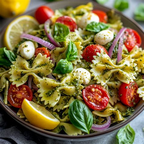 Bol contenant les ingrédients préparés pour la garniture : tomates, mozzarella, basilic