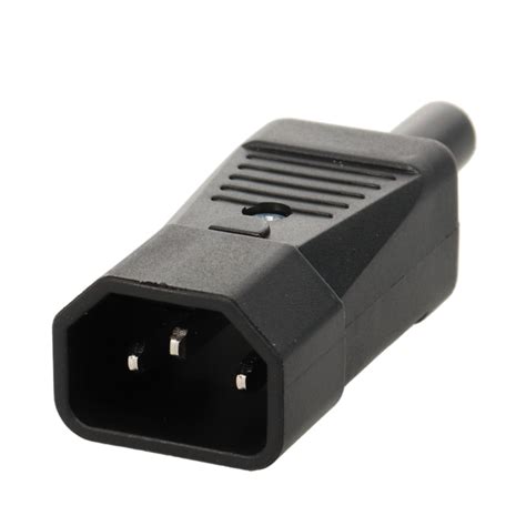 Schéma: connexion type 12V 3A et fiche IEC