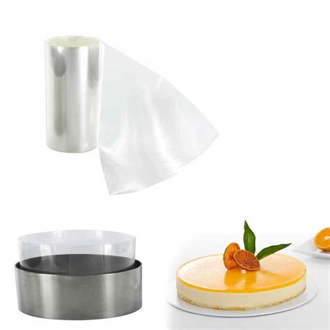 Cercle pâtissier réglable et film rhodoïd