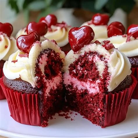 Cupcakes Red Velvet décorés