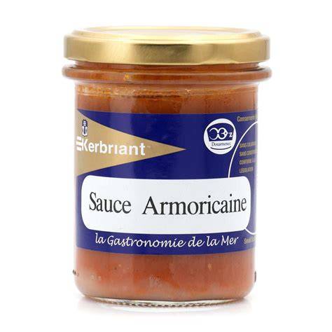 Schéma des étapes clés de la sauce armoricaine