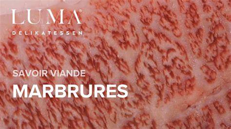Photo démonstrative: textures et marbrures de la viande