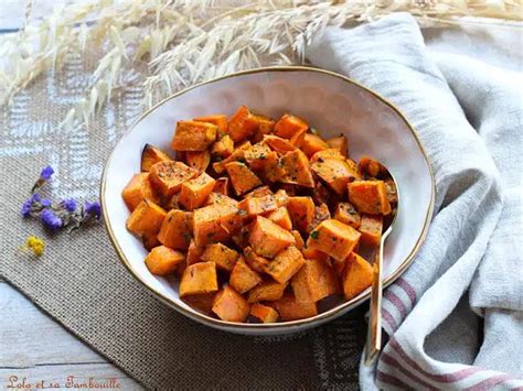 Patates douces rôties avec des épices