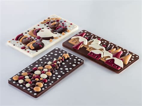 Moule à chocolats rempli de ganache