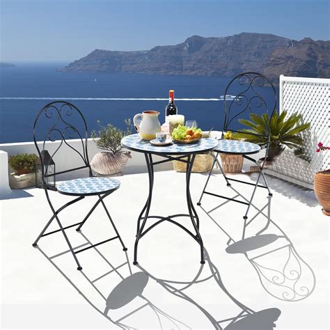 Ensemble de chaises de jardin avec galettes à motifs floraux