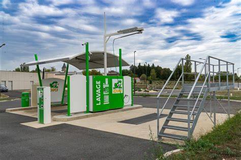 Schéma de configuration d’une station de lavage interne et équipements associés