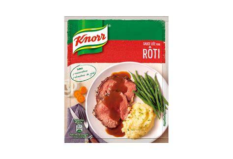Préparation de la sauce liée Knorr pour rôti