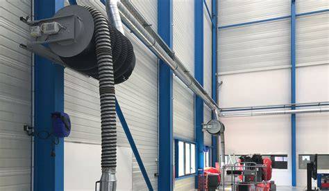 système d'aspiration et ventilation en atelier