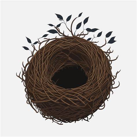 Illustration d’un nid de chocolat formé avec des spaghettis en chocolat sur plaque froide