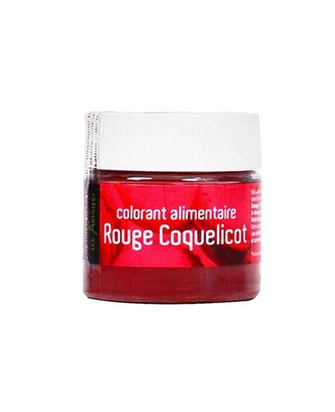 Colorant rouge coquelicot Les Artistes - flacon et prélèvement