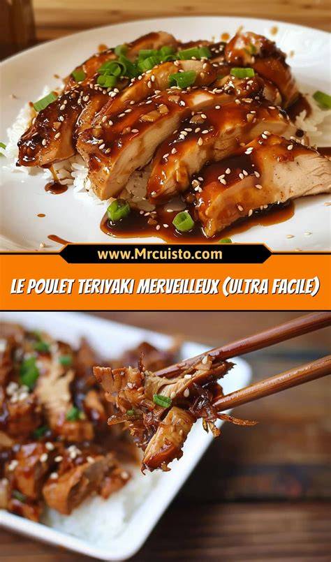 poulet teriyaki mariné