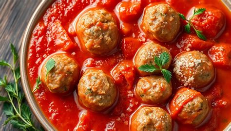 Infographie: Étapes pour préparer les boulettes et la sauce tomate