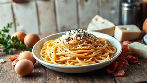 Ingrédients pour une Carbonara authentique