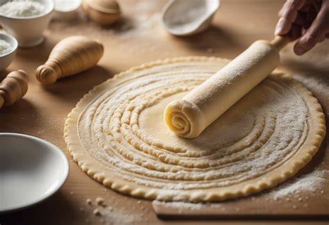 Schéma de description des étapes de pâte brisée et des 2 variantes