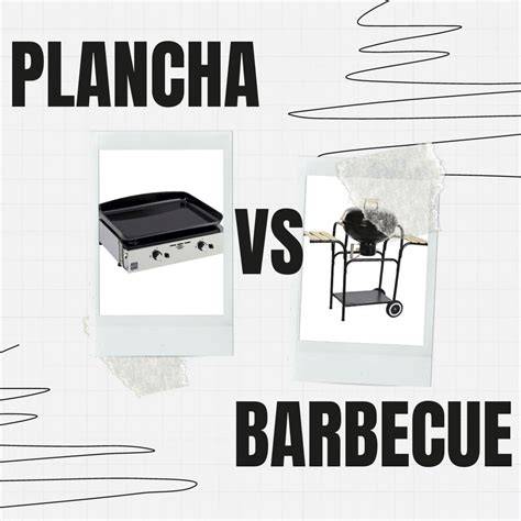 Schéma comparatif: grille-viande vs plancha